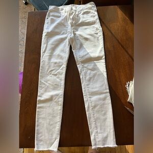 Madewell Skinny White jeans